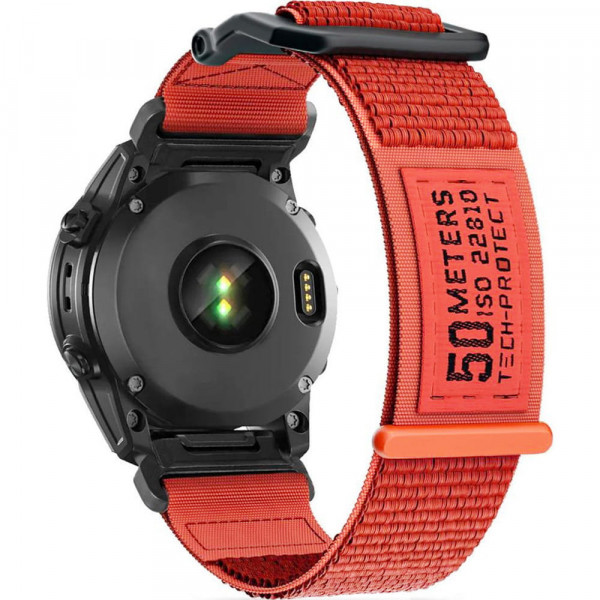  Ремінець Tech-Protect Scout для Garmin Fenix 5 | 6 | 6 Pro | 7 Orange (9319456605532)